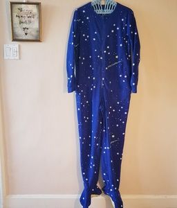 ⚠️Nick and Nora Space Adult Onsie Footie Pajamas